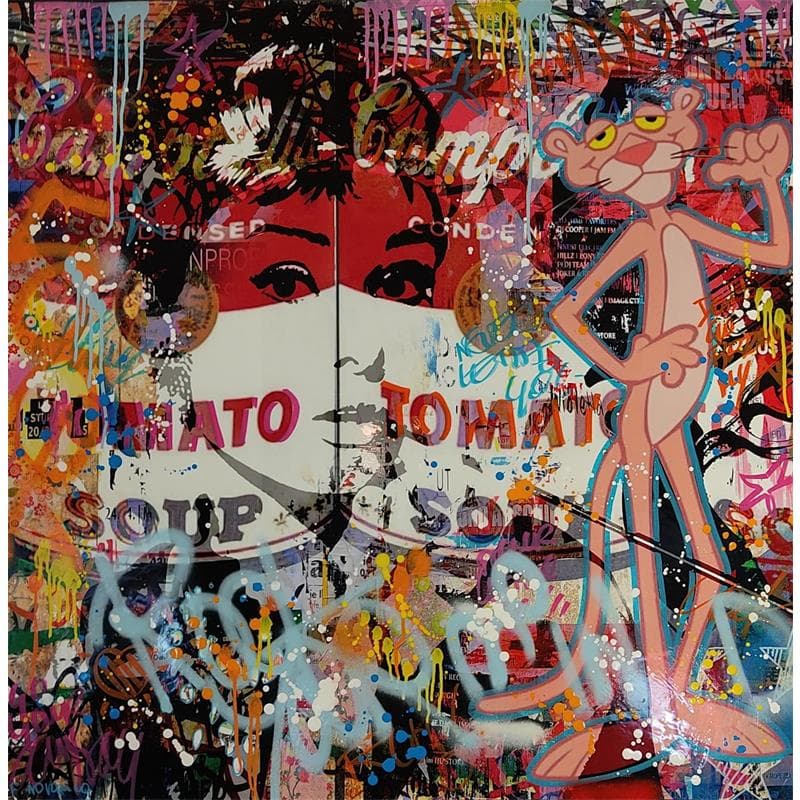 Pintura Audrey Tomato Pop por Novarino Fabien | Pintura