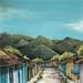 Painting La plaine de Vinales Cuba by Touras Sophie-Kim  | Painting Figurative Landscapes