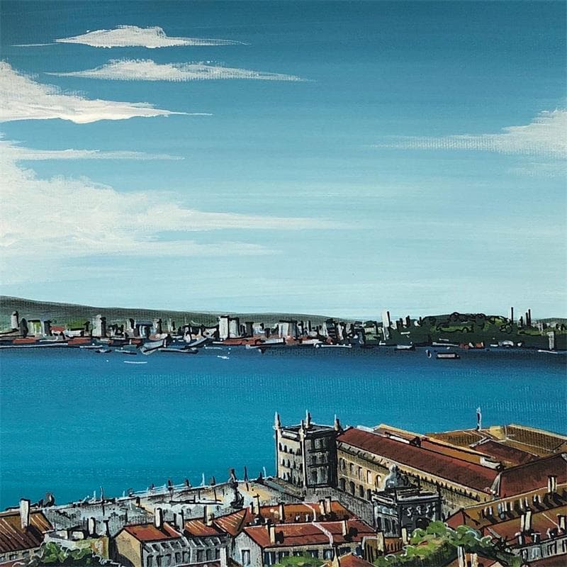 Painting Le praca del Commercio by Touras Sophie-Kim  | Painting Figurative Urban