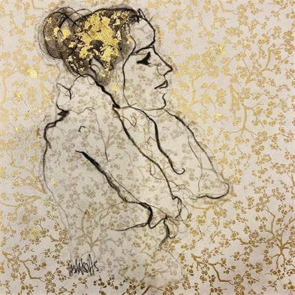 Peinture La vie en fleurs 9 par Labarussias | Tableau  Collage