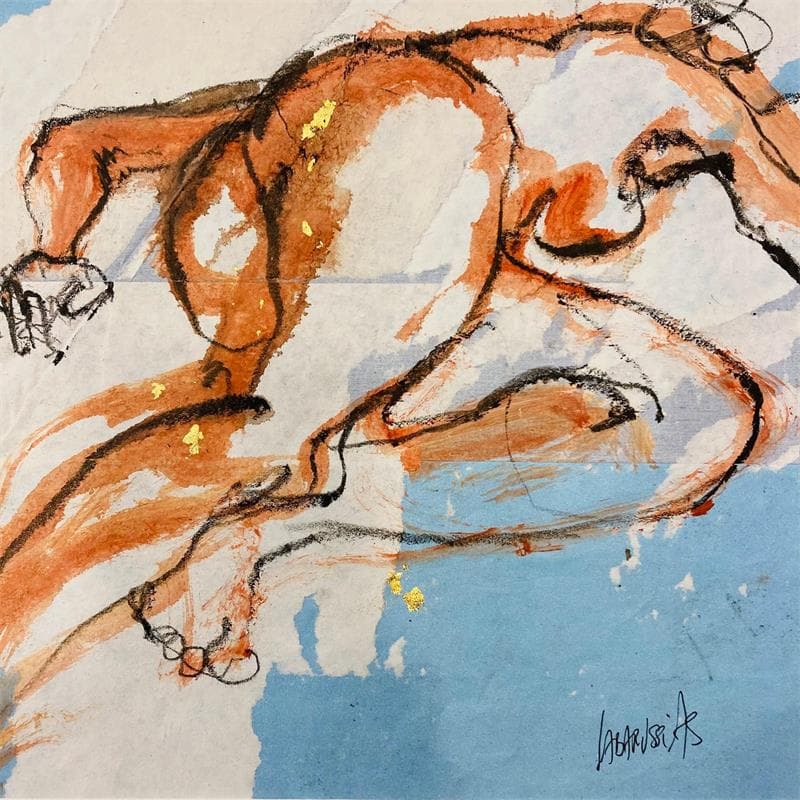 Peinture Alyone par Labarussias | Tableau Collage