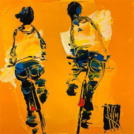 Painting Orange by Raffin Christian | Painting  Oil Pop icons