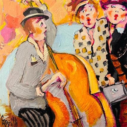 Peinture Sweet madness for bass player par Garilli Nicole | Tableau