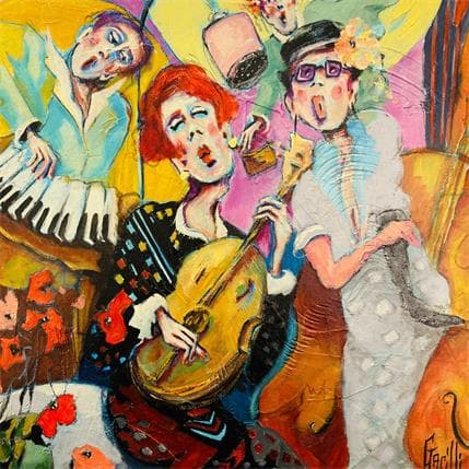 Peinture Appointment for the concert par Garilli Nicole | Tableau