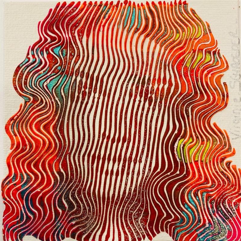 Painting Amour et Passion by Schroeder Virginie | Painting Acrylic