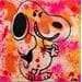 Painting Snoopy happy by Kikayou | Painting Pop-art Pop icons Graffiti