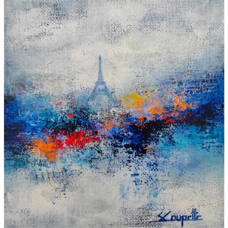 Peinture inclusive par Coupette Steffi | Tableau Abstrait Paysages Acrylique