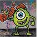 Peinture Monster Inc par Miller Jen  | Tableau Street Art Icones Pop