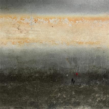 Painting Louisa by Manconi Gil | Painting Figurative Metal Minimalist, Pop icons