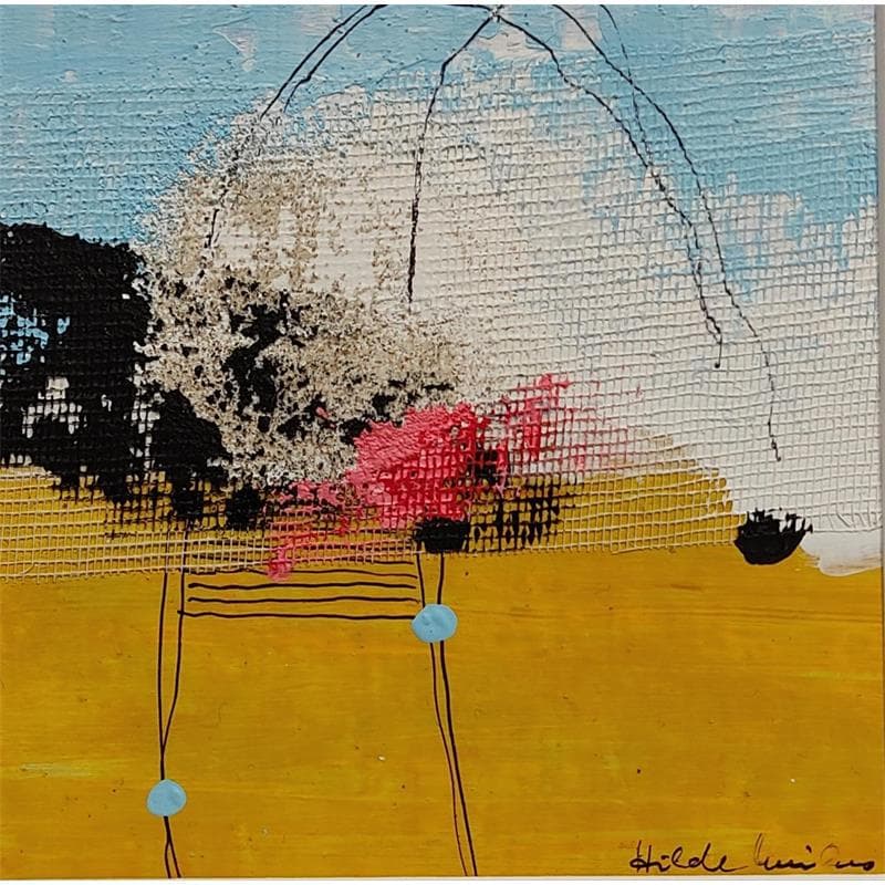 Gemälde LN127 von Wilms Hilde | Gemälde Collage