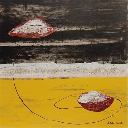 Peinture LN135 par Wilms Hilde | Tableau  Collage