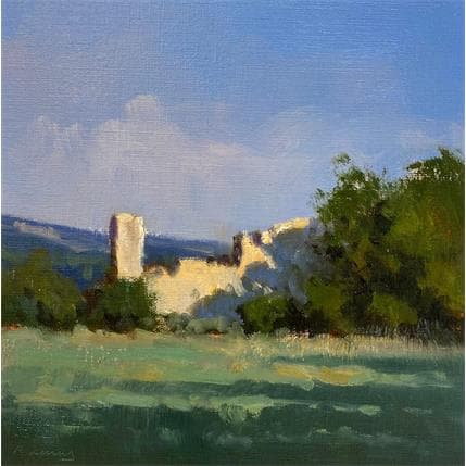 Painting Ruine vers Ribiers by Giroud Pascal | Painting  Oil Pop icons