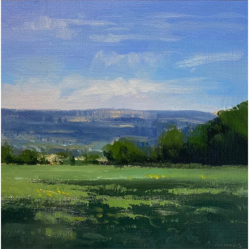Painting Champs des 7 chemins by Giroud Pascal | Painting Oil