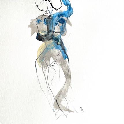 Painting Te donner envie encore by YO | Painting Ink Portrait