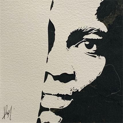 Painting I'm (not) Ok by Louafi Valentine | Painting Figurative Portrait