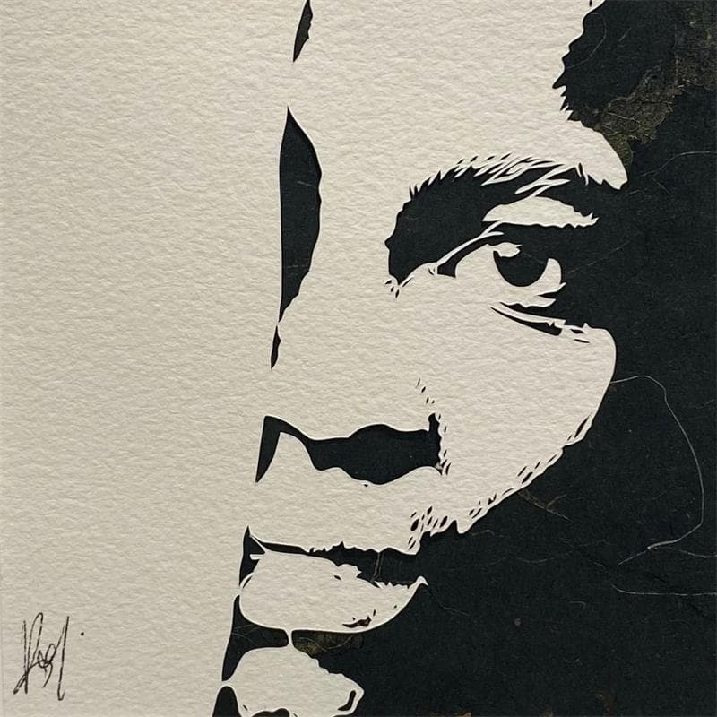 Painting I'm (not) Ok by Louafi Valentine | Painting Figurative Portrait