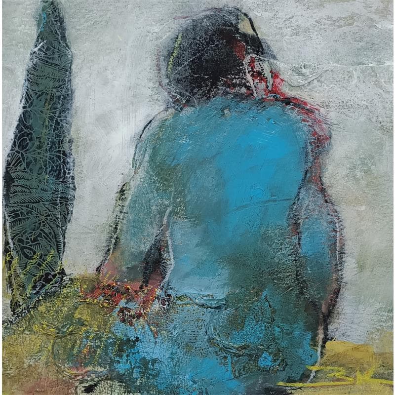 Peinture En Cornouailles par Kerbastard Béatrice | Tableau Figuratif Nu Acrylique