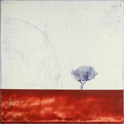 Painting #286 by ChristophL | Painting Raw art Acrylic, Wood Landscapes