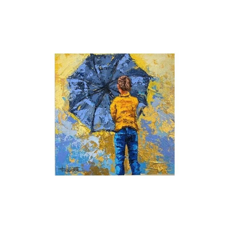 Painting Paraguas by Escobar Francesca | Painting Figurative Life style Acrylic