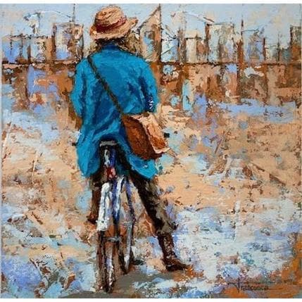 Painting Paseo en otono by Escobar Francesca | Painting Acrylic