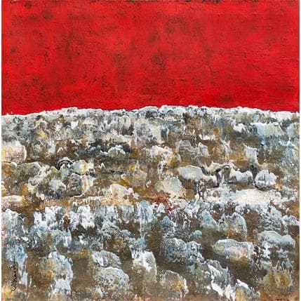 Painting T413 by Moracchini Laurence | Painting Abstract Acrylic