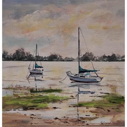 Peinture Voiliers par Lallemand Yves | Tableau Figuratif Acrylique Marine, Paysages