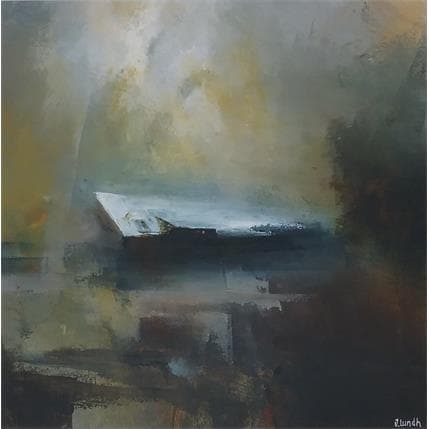 Peinture The silence par Lundh Jonas | Tableau Figuratif Acrylique Marine