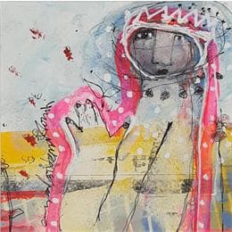 Painting Soldado by Boix Bernardini Empar | Painting Raw art Acrylic Life style