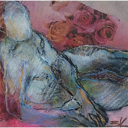 Painting Mais où est le soleil? A Grasse? by Kerbastard Béatrice | Painting Figurative Acrylic Nude