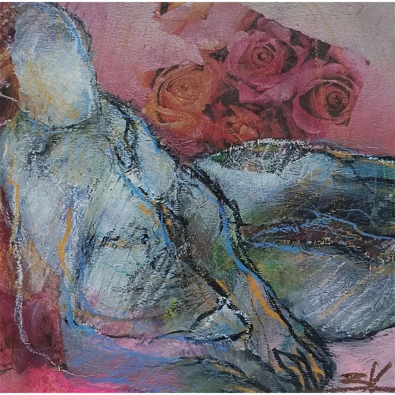 Painting Mais où est le soleil? A Grasse? by Kerbastard Béatrice | Painting Figurative Nude Acrylic