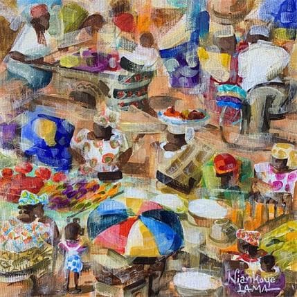 Peinture Marche africain par Lama Niankoye | Tableau