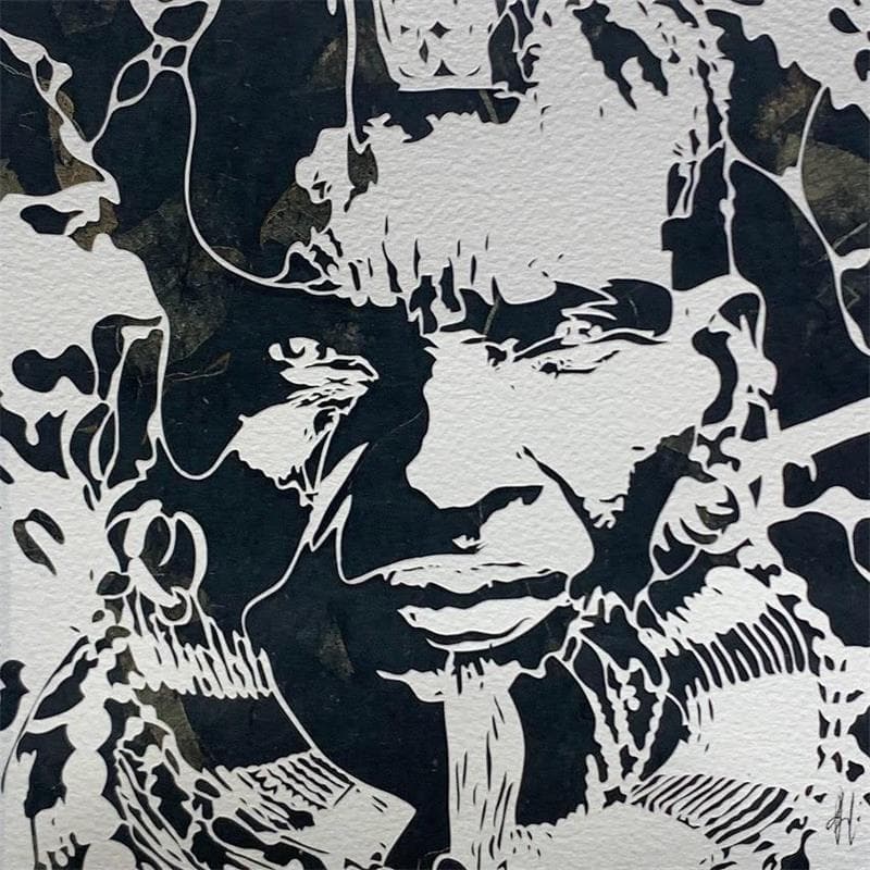 Painting Seeking Truth by Louafi Valentine | Painting Figurative Portrait