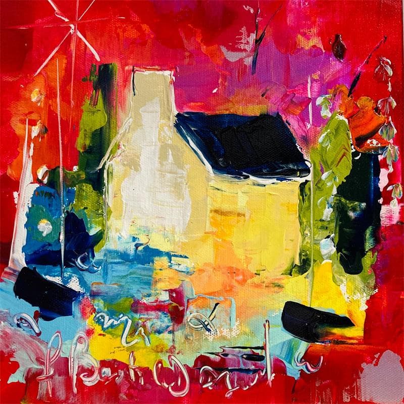 Peinture Bretagne par Bastide d´Izard Armelle | Tableau Abstrait Paysages Huile