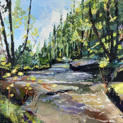 Painting Rivière sous le soleil 2 by Chen Xi | Painting Oil