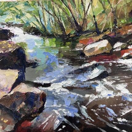 Pintura La petite rivière por Chen Xi | Pintura Aceite