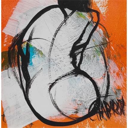 Peinture Surprenant par Chaperon Martine | Tableau Figuratif Acrylique Nu