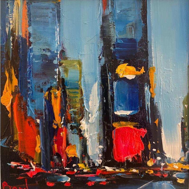Peinture CITY EXPERIENCE par Bond Tetiana | Tableau Huile