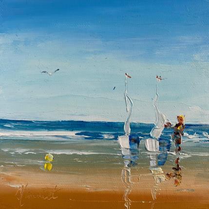 Painting Petits voiliers by Hanniet | Painting Oil