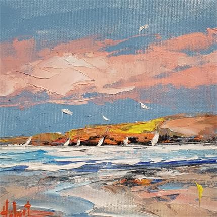 Painting Voiliers by Hébert Franck | Painting  Oil Pop icons