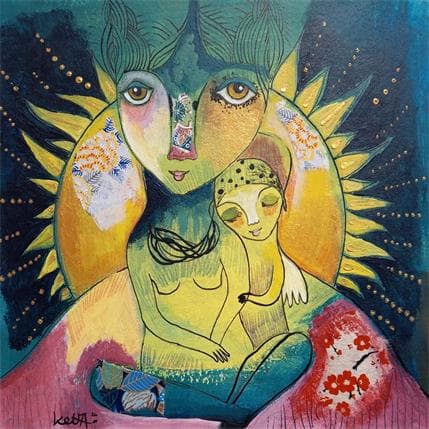 Painting Chaque jour un peu plus by Ketfa Laure | Painting Acrylic Pop icons