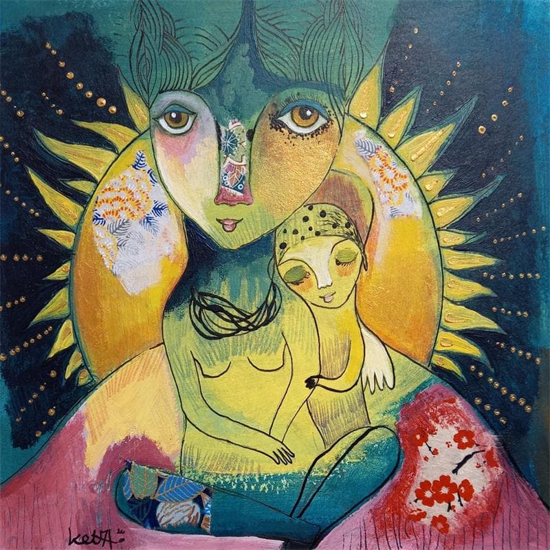 Peinture Chaque jour un peu plus par Ketfa Laure | Tableau Acrylique