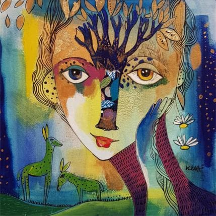 Painting Apprendre à faire silence by Ketfa Laure | Painting Acrylic