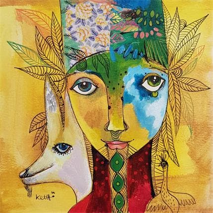 Painting Le grand défi by Ketfa Laure | Painting Acrylic