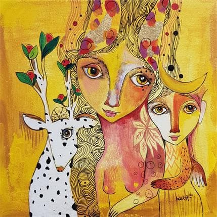 Painting La source en nous, m'aime by Ketfa Laure | Painting Acrylic