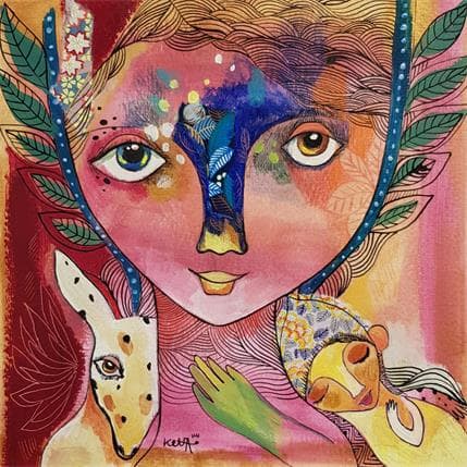 Painting Plénitude by Ketfa Laure | Painting Acrylic