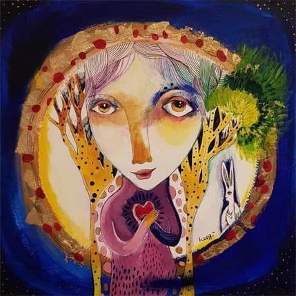 Painting Parler à son coeur by Ketfa Laure | Painting Acrylic