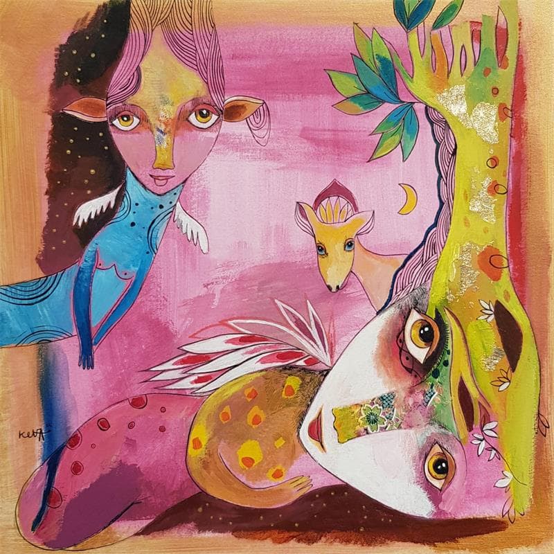 Painting La nature sans limite by Ketfa Laure | Painting Acrylic