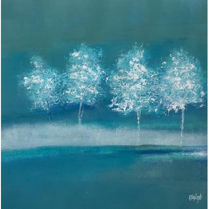 Peinture La vie dans les arbres par Escolier Odile | Tableau