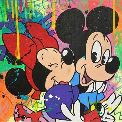 Painting Mouse of cards by Miller Jen | Painting Street art Pop icons