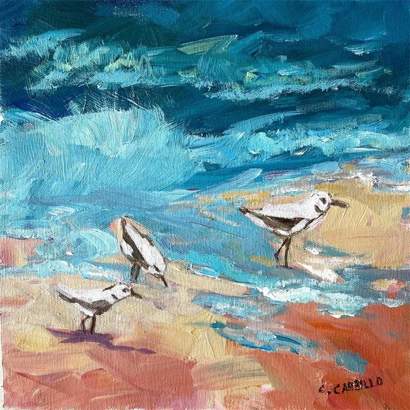 Painting Snack time by Carrillo Cindy  | Painting Figurative Landscapes